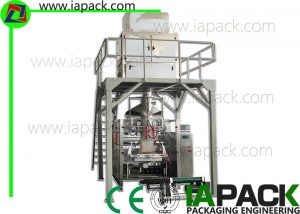 Système servo automatique de PLC de machines à emballer de sac de riz de 0.6MPa 4.5KW