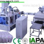 Machine à emballer de sac de papier de farine 1kg-2kg 6-22bags / puissance de 7kw min avec la chaleur se rétrécissant