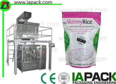 Machine d'emballage automatique de riz de 380 volts 3 phases 60 sachets / vitesse minimum