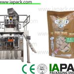 machine d'emballage de granule de biscuits d'animal familier, phase 380V de machine à emballer rotatoire