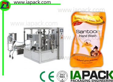 sac automatique-donné doypack machine d'emballage liquide et pâte machine d'emballage 380V 3 phase pression d'air