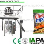machine à emballer automatique de nourriture machine à emballer de casse-croûte pour le sac à soufflets