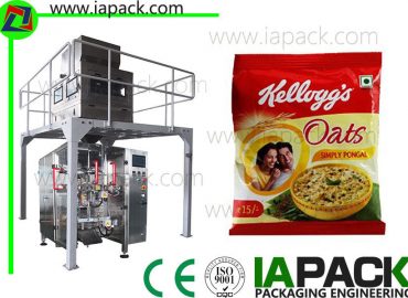 machine de conditionnement automatique de la farine d'avoine machine de conditionnement alimentaire machine de conditionnement automatique des granules pour la farine d'avoine quotidienne
