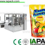 machine de conditionnement de jus de fruit rotatif liquide de remplissage économiseur d'énergie